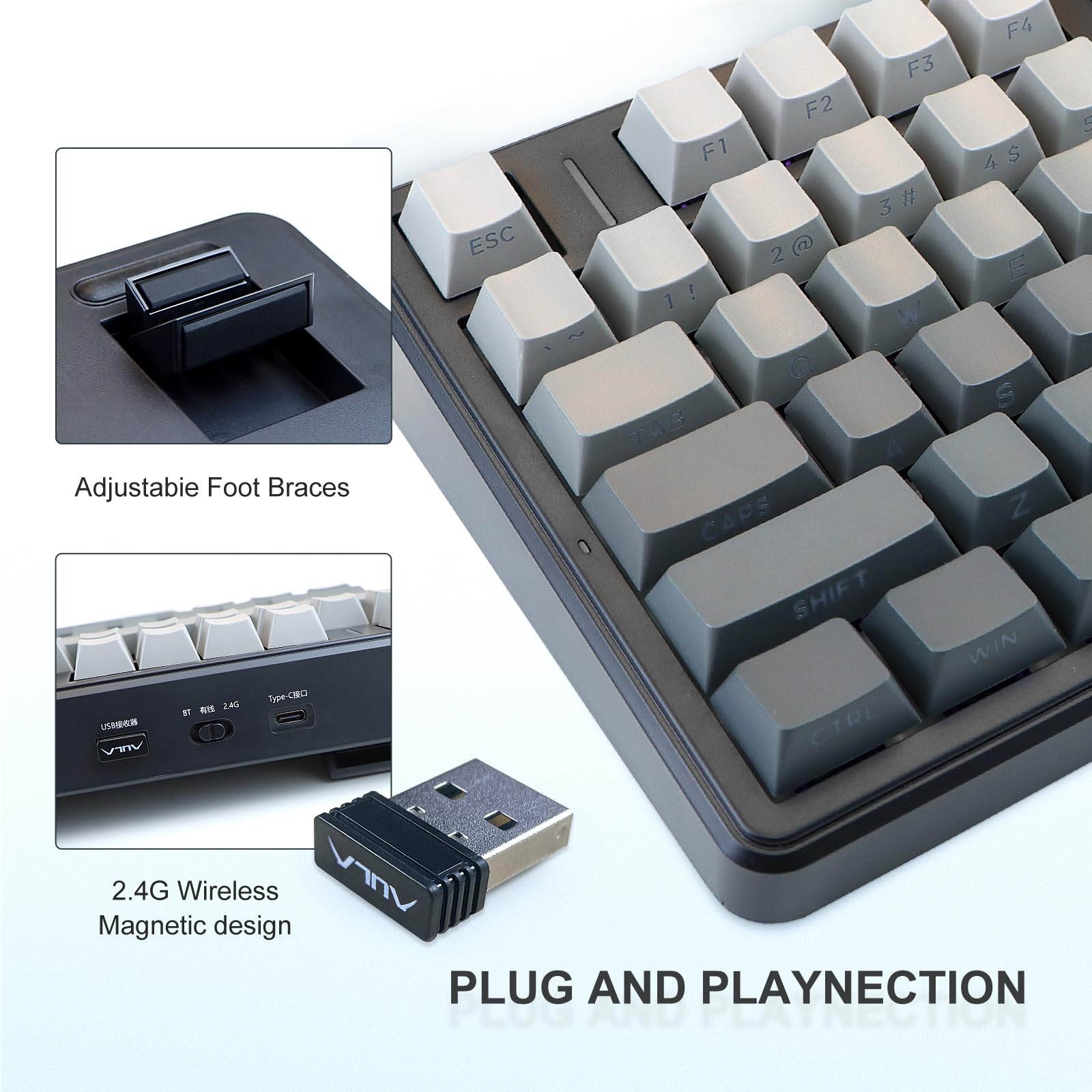 Amazon.com: Aula F99 Pro Cherry Profile Mechanical Keyboard